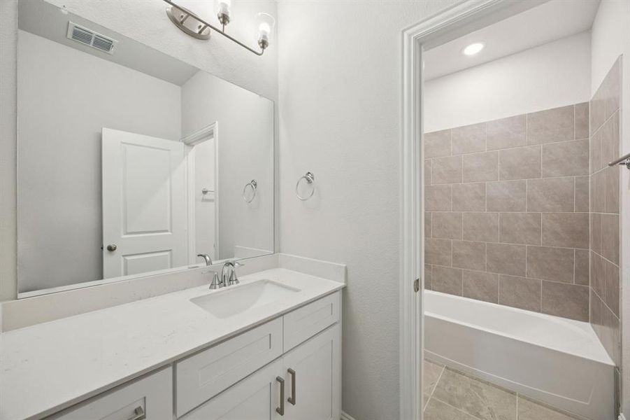 Furnished interior view inside a new home in Bellagio, Forney (Image 8). Furnished interior view inside a new home in Bellagio, Forney (Image 8).