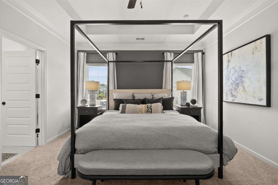 Furnished interior view inside a new home in Crescent Towns, Riverdale (Image 22).