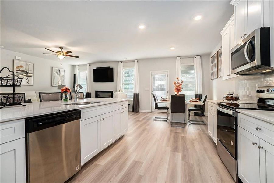 Furnished interior view inside a new home in Adagio, Dacula (Image 12).