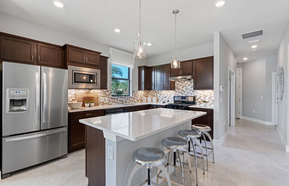 Furnished interior view inside a new home in Talon Preserve on Palmer Ranch, Nokomis (Image 7).