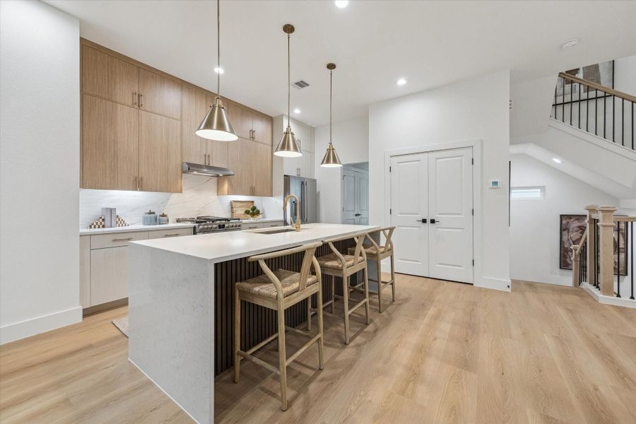 Furnished interior view inside a new home in Thornton Oaks, Houston (Image 24).