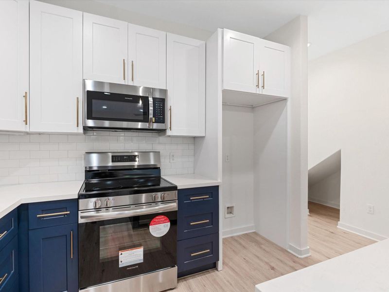 Furnished interior view inside a new home in , Houston (Image 11).