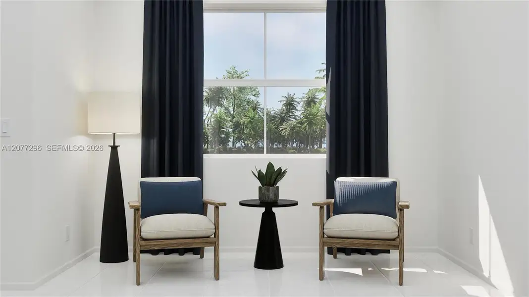 Furnished interior view inside a new home in , Florida City (Image 14). Furnished interior view inside a new home in , Florida City (Image 14).