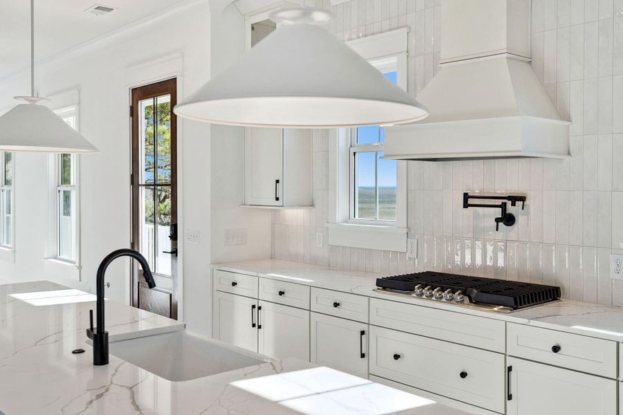 Furnished interior view inside a new home in Overlook at Copahee Sound, Awendaw (Image 47).