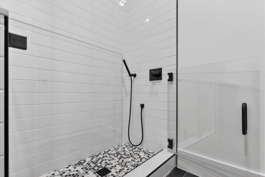 Close-up of interior finishes inside a home in , Dallas (Image 20).