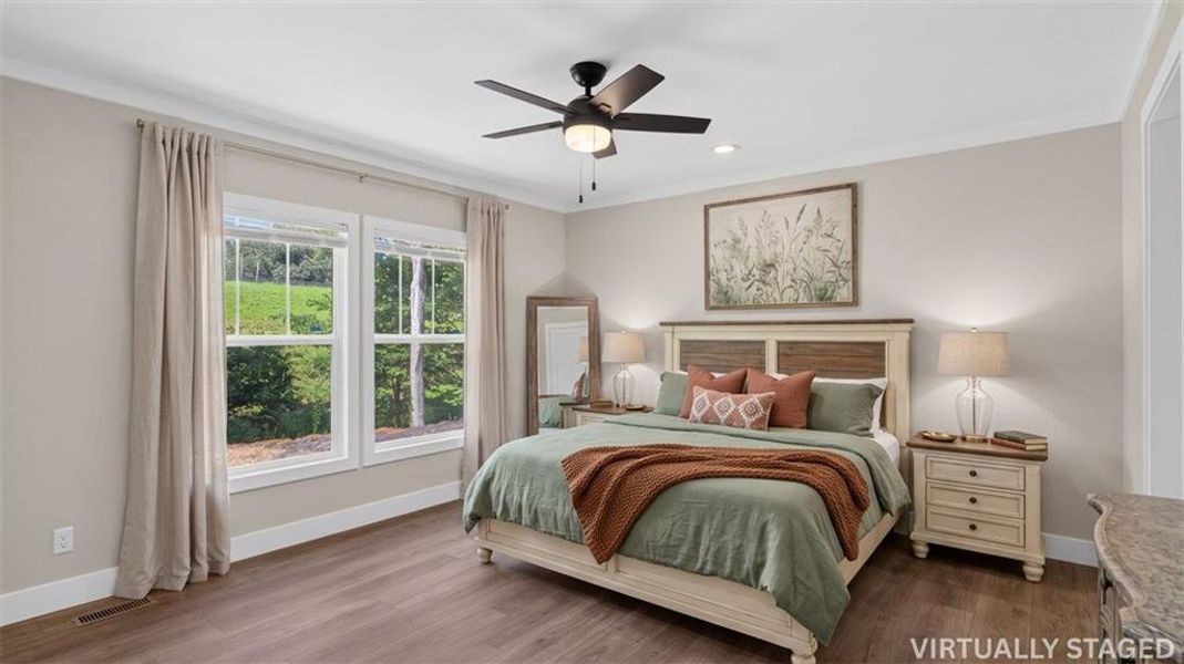 Furnished interior view inside a new home in , Canton (Image 16).
