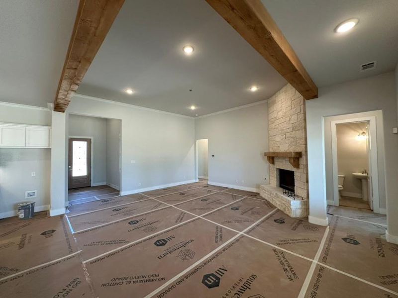 In-progress construction of a new home in Fannin Ranch, Leonard, TX (Image 13). In-progress construction of a new home in Fannin Ranch, Leonard, TX (Image 13).
