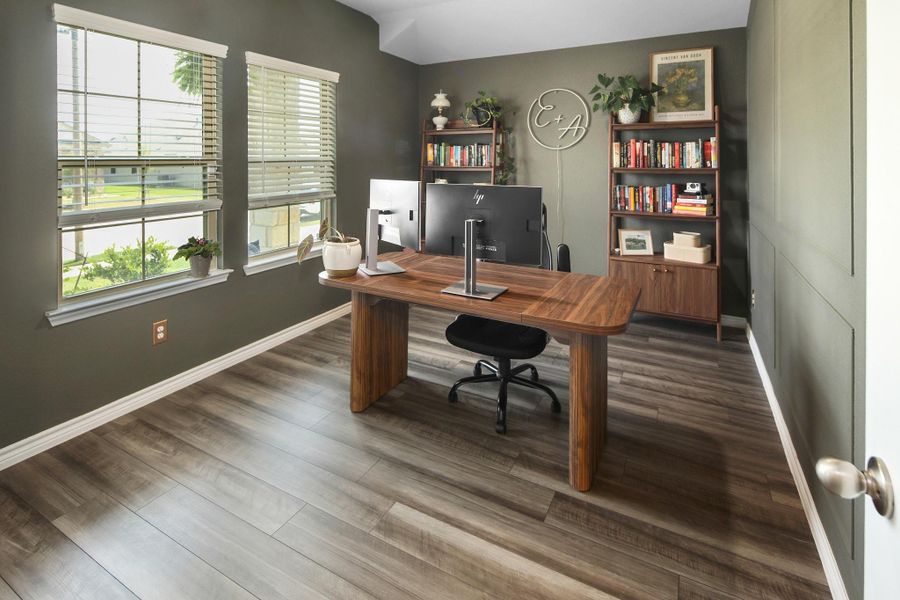 Furnished interior view inside a new home in , College Station (Image 14).