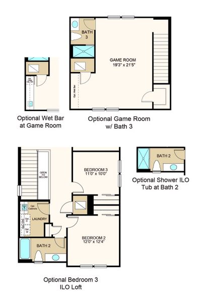 2D floor plan layout of this home in Center Lake Ranch Community Group Page, St. Cloud, FL (Image 21). 2D floor plan layout of this home in Center Lake Ranch Community Group Page, St. Cloud, FL (Image 21).