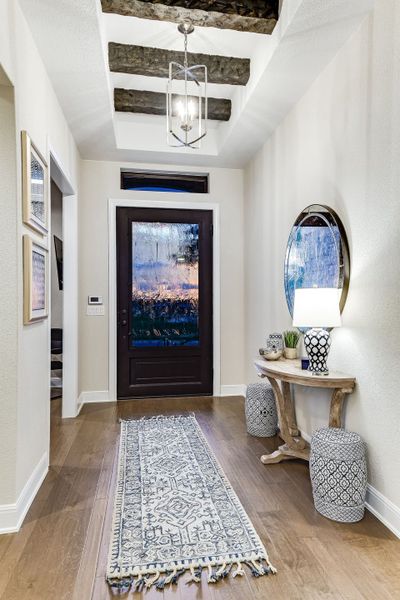 Representative furnished interior of a home built from the Catalina by Giddens Homes in Clearwater Ranch, Liberty Hill (Image 72).