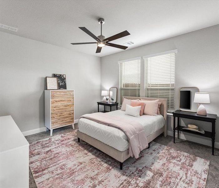 Furnished interior view inside a new home in The Lakes at Parks of Aledo, Aledo (Image 10).