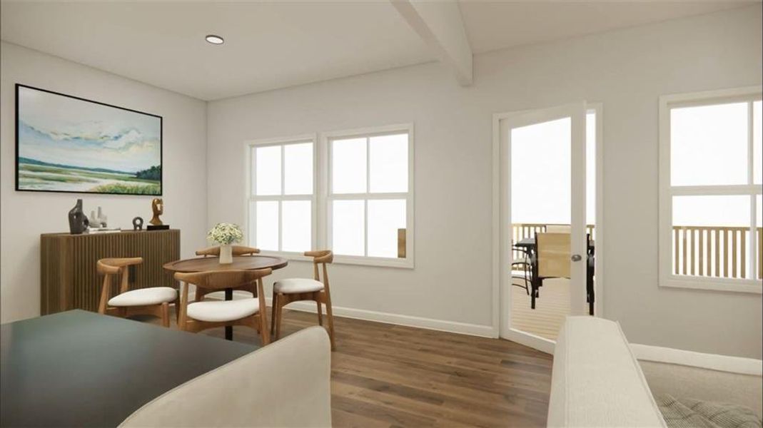 Furnished interior view inside a new home in , Rome (Image 13). Furnished interior view inside a new home in , Rome (Image 13).