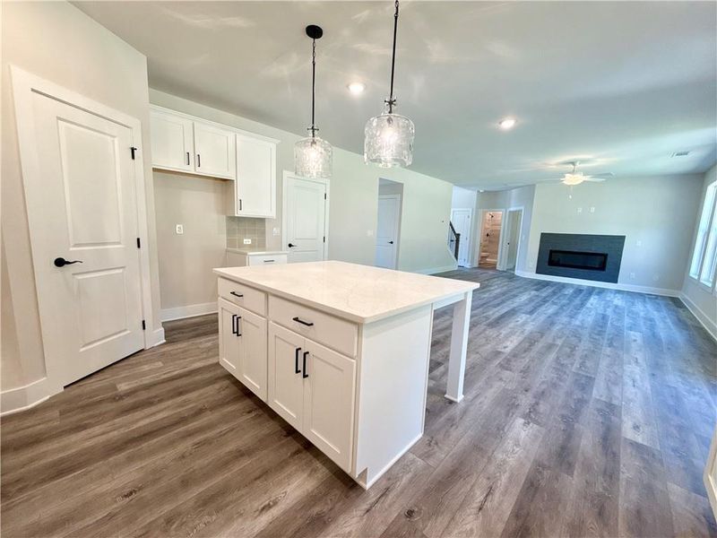 Furnished interior view inside a new home in , Hoschton (Image 7).