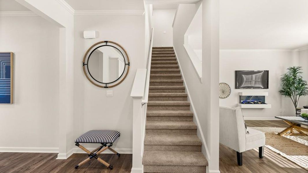 Furnished interior view inside a new home in Thompson Ridge, Dallas (Image 33).