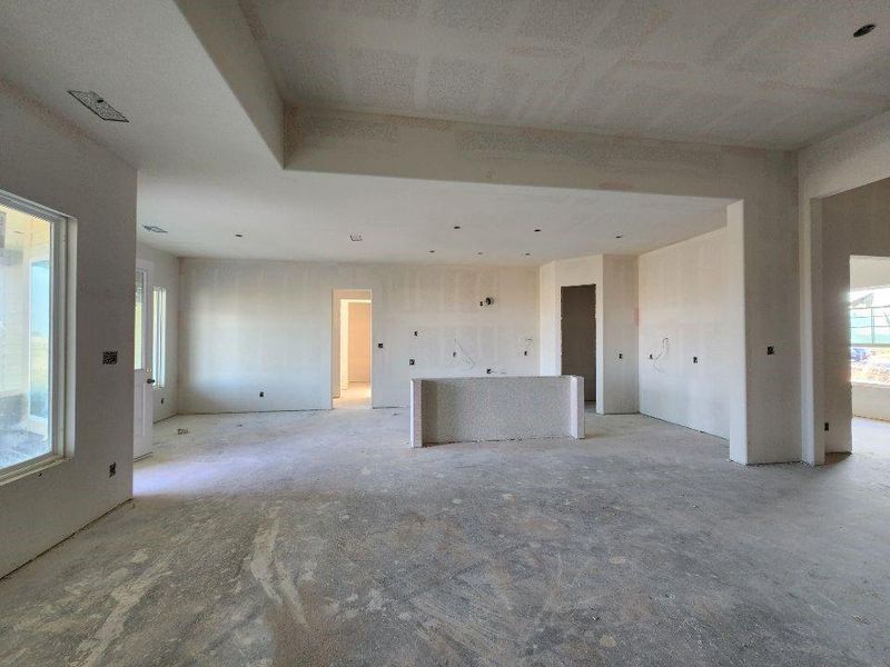 In-progress construction of a new home in Rocky Top, Krum, TX (Image 9).
