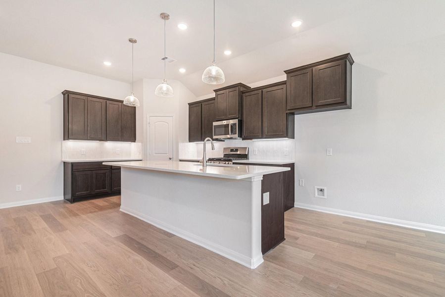 Furnished interior view inside a new home in Oakwood Ranch, Willis (Image 5).