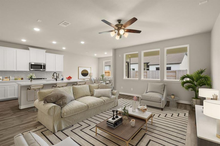 This home boasts a spacious open concept layout that combines the best of modern design and comfort for everyday living.