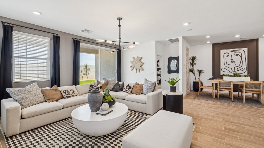 Furnished interior view inside a new home in Remington, Buckeye (Image 13).