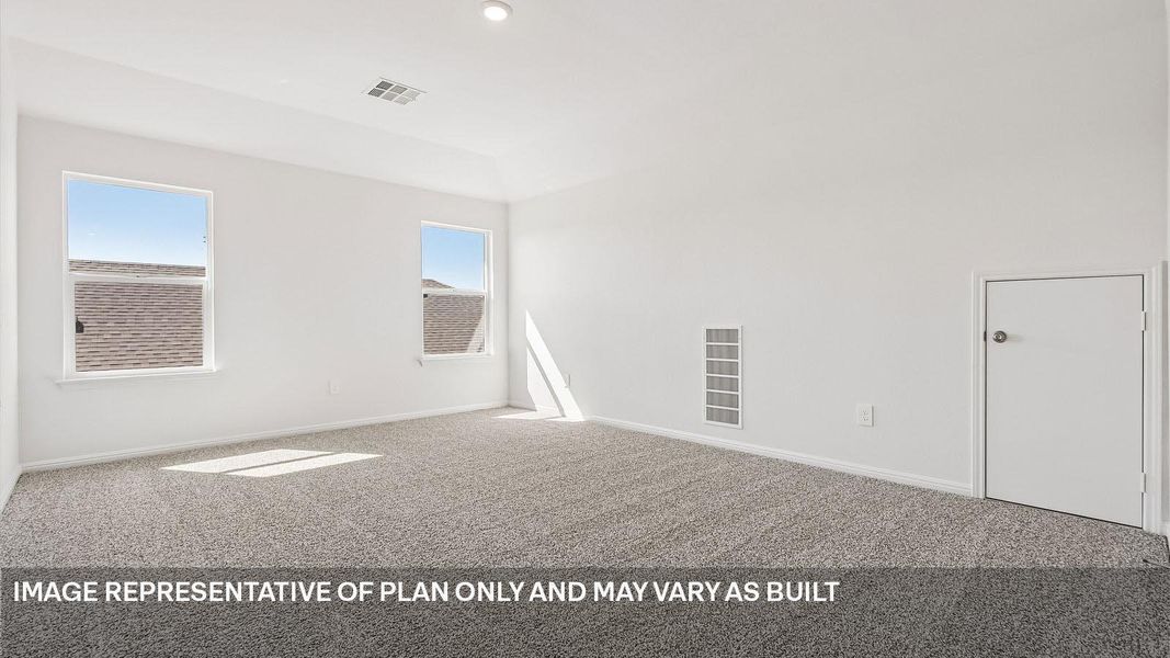 Spacious, unfurnished interior of a new home in Bar W Ranch, Leander (Image 36).
