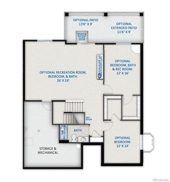 2D floor plan layout of this home in , Westminster, CO (Image 3).