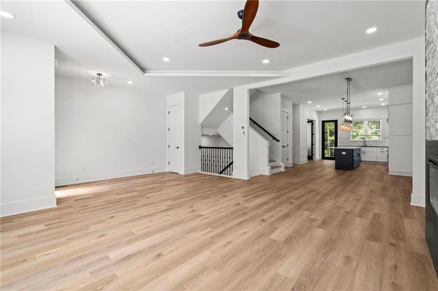 Spacious, unfurnished interior of a new home in , Stockbridge (Image 38).