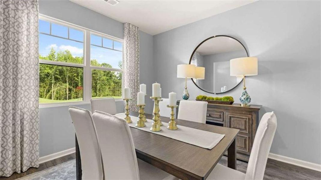 Furnished interior view inside a new home in Jackson Landing, Jefferson (Image 16). Furnished interior view inside a new home in Jackson Landing, Jefferson (Image 16).
