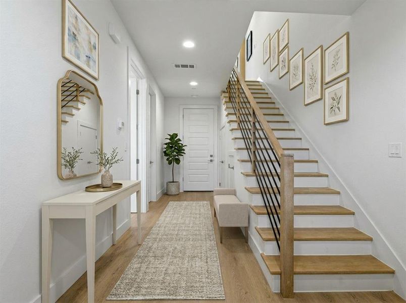 Furnished interior view inside a new home in , Dallas (Image 31).