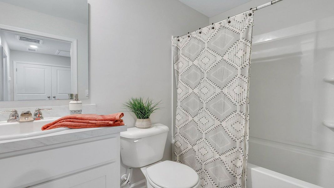 Furnished interior view inside a new home in The Pines at New Hampstead, Bloomingdale (Image 15).