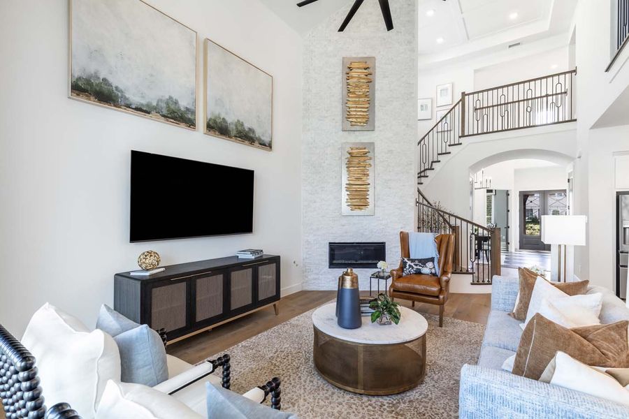 Representative furnished interior of a home built from the 223G by Highland Homes in Santa Rita Ranch, Liberty Hill (Image 15). Representative furnished interior of a home built from the 223G by Highland Homes in Santa Rita Ranch, Liberty Hill (Image 15).