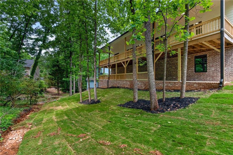 Exterior details and patio area of a home in , Cumming (Image 31).