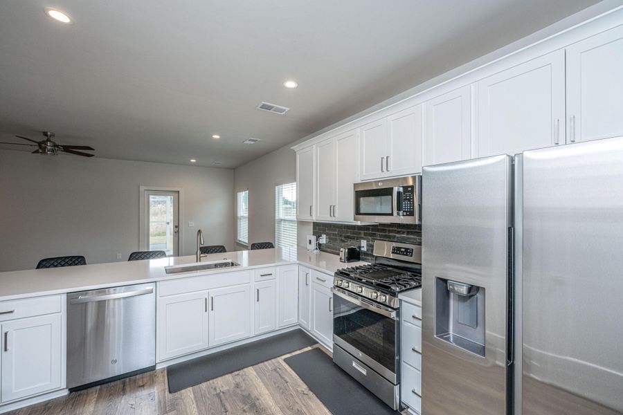 Furnished interior view inside a new home in , North Charleston (Image 10). Furnished interior view inside a new home in , North Charleston (Image 10).