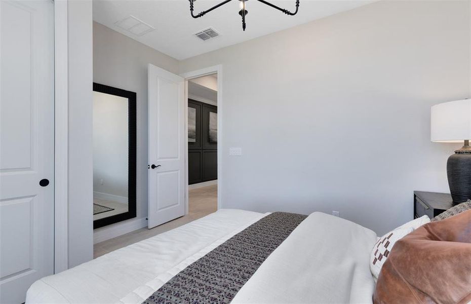 Furnished interior view inside a new home in Parkside Trails, Clermont (Image 26). Furnished interior view inside a new home in Parkside Trails, Clermont (Image 26).