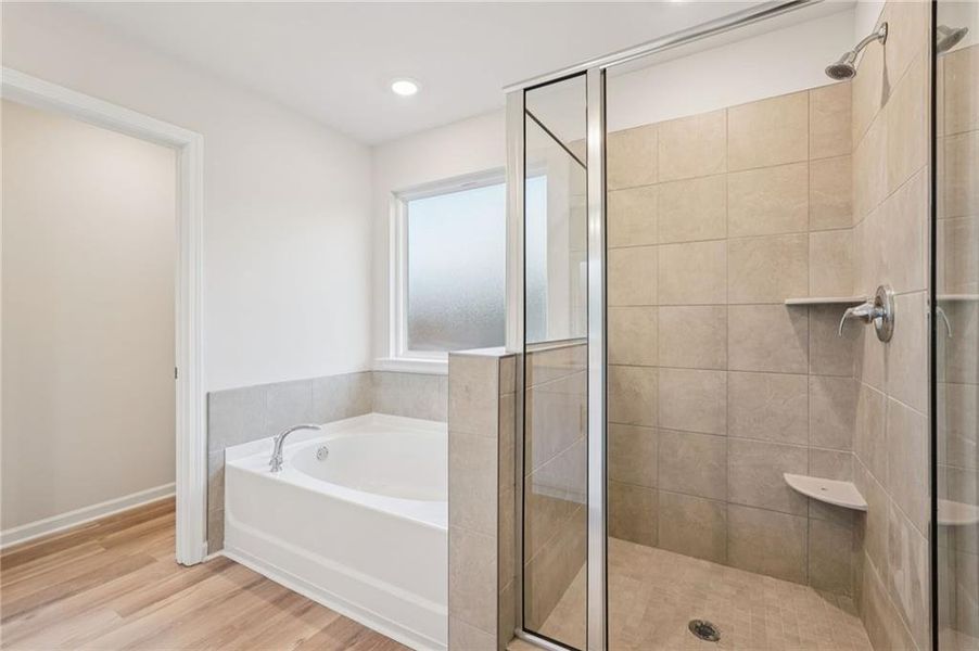 Furnished interior view inside a new home in Harmony Manor, Fairburn (Image 32).