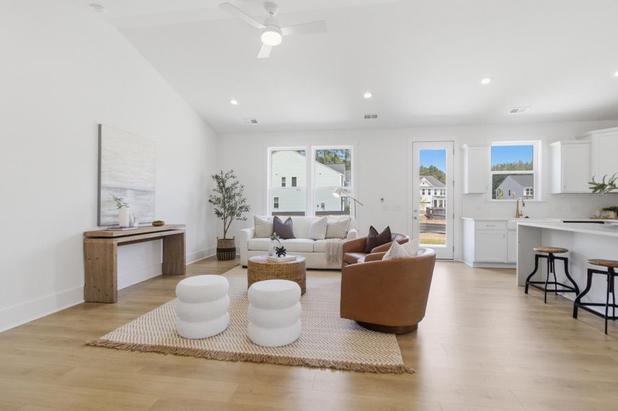 Furnished interior view inside a new home in , Ravenel (Image 26).