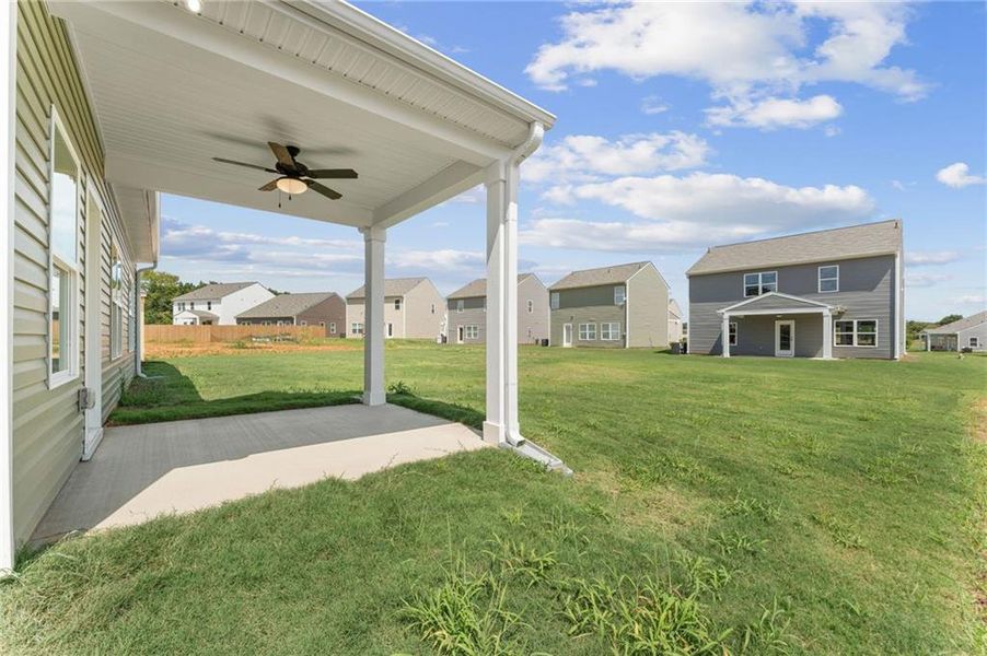 Exterior details and patio area of a home in , Rockmart (Image 3).