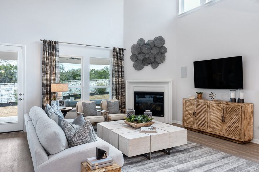 Furnished interior view inside a new home in Easton Park, Austin (Image 4).
