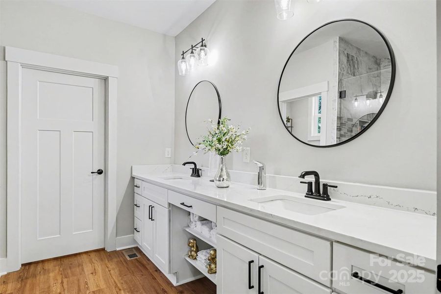 Furnished interior view inside a new home in , Clover (Image 10).