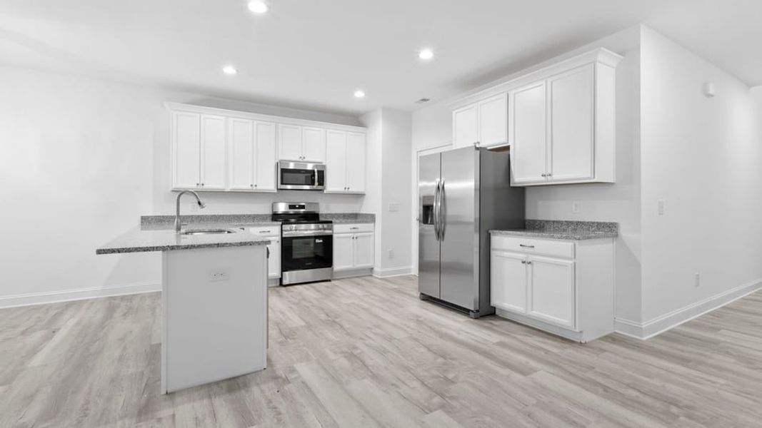 Furnished interior view inside a new home in Pearson Road Townhomes, Easley (Image 5).