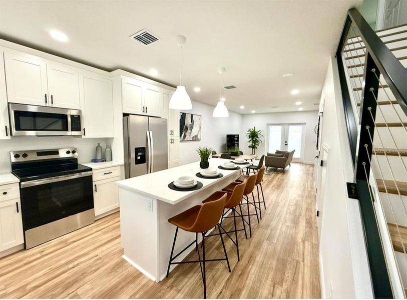 Furnished interior view inside a new home in , Tampa (Image 9).