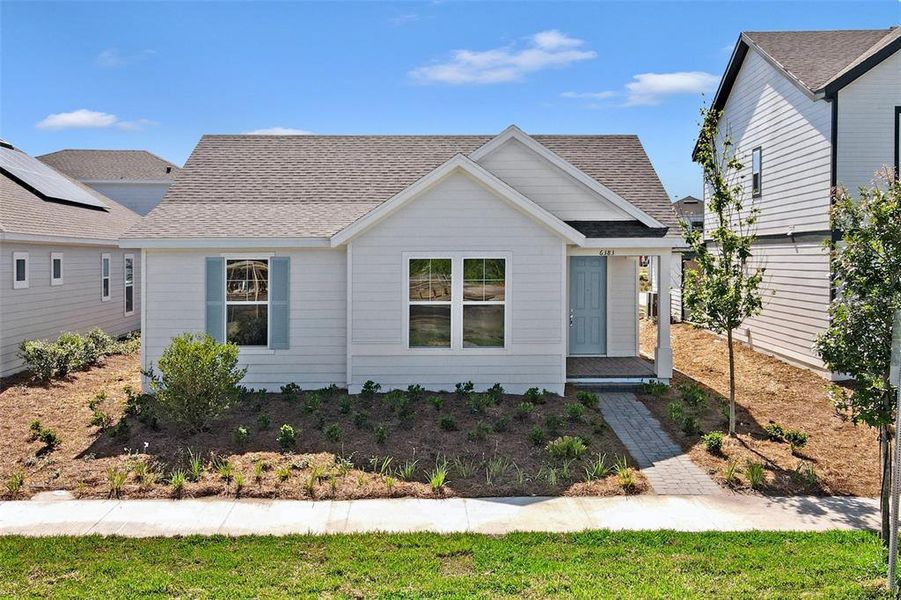 Front exterior of a new home in , St. Cloud, FL, highlighting curb appeal (Image 28).