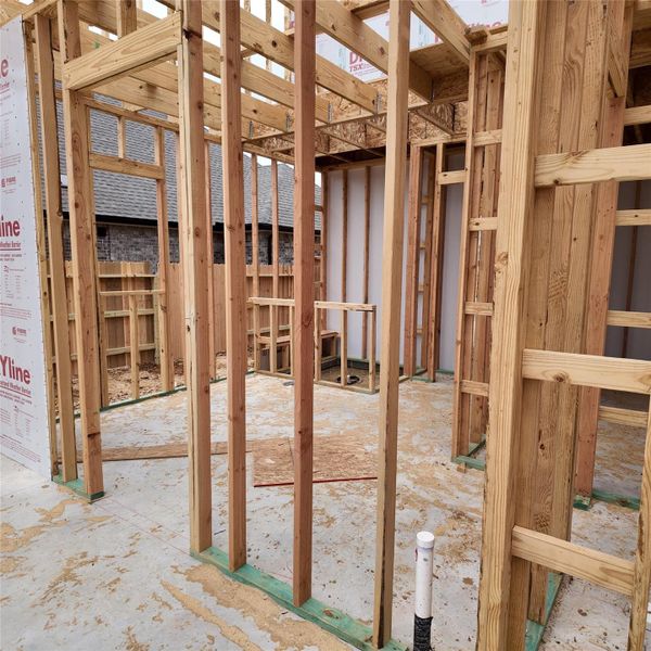 In-progress construction of a new home in Wildrye, Waller, TX (Image 7).