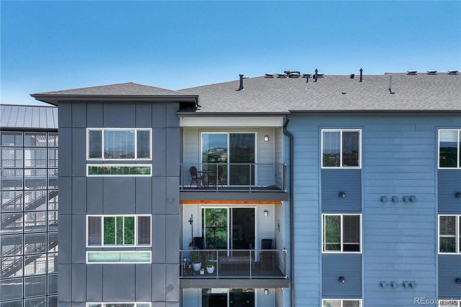 Front exterior of a new home in The Trails at Westcreek, Parker, CO, highlighting curb appeal (Image 23).