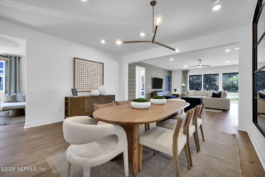 Furnished interior view inside a new home in , Jacksonville (Image 29).