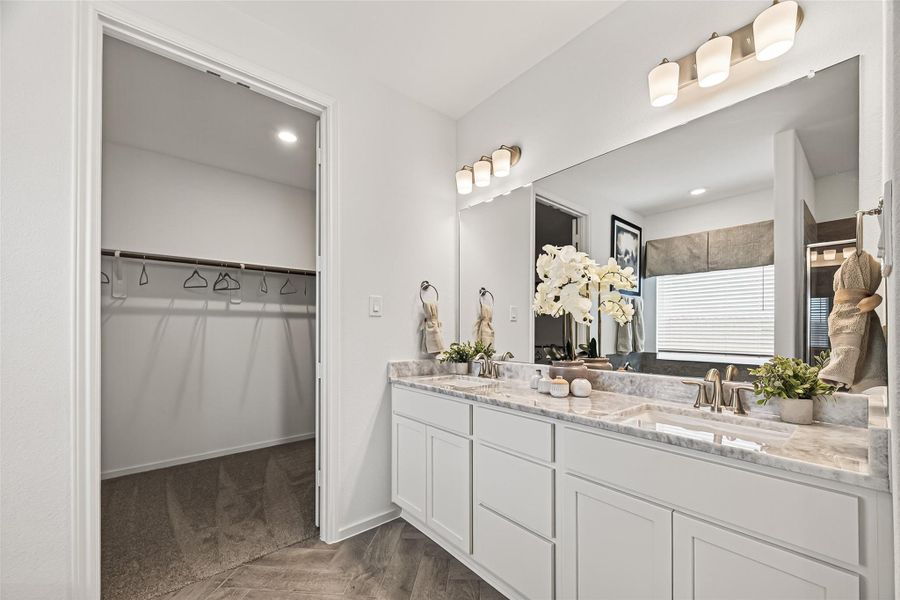 Furnished interior view inside a new home in Rates starting as low as, Iowa Colony (Image 44).
