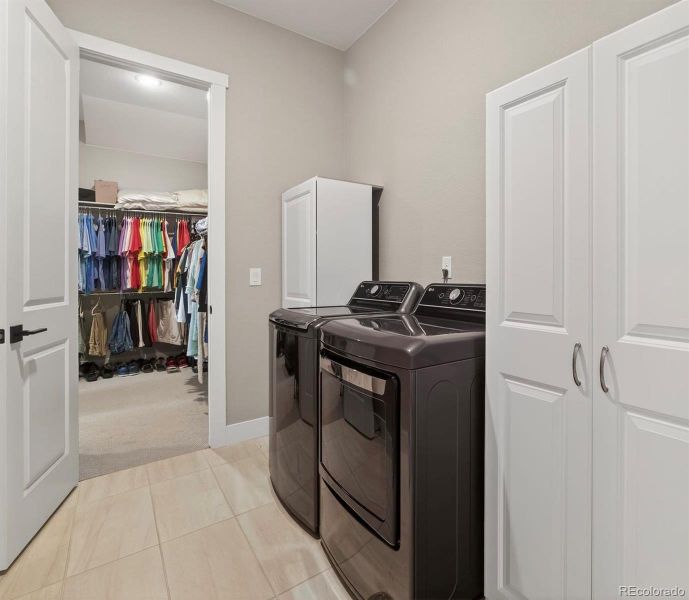 Furnished interior view inside a new home in Montaine, Castle Rock (Image 17).