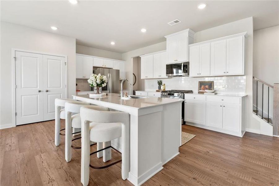 Furnished interior view inside a new home in Magnolia Square, Austell (Image 9).
