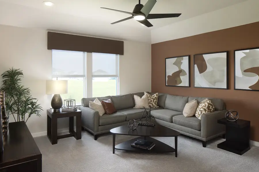 Representative furnished interior of a home built from the Oakville by Scott Felder Homes in Flora, Hutto (Image 8).