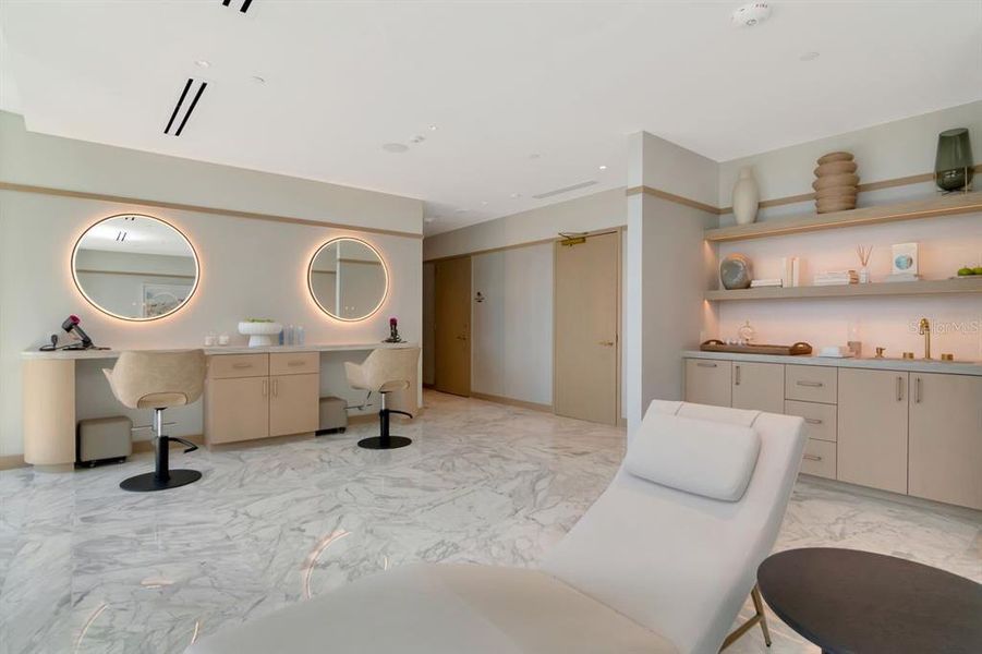 Furnished interior view inside a new home in , Tampa (Image 51).