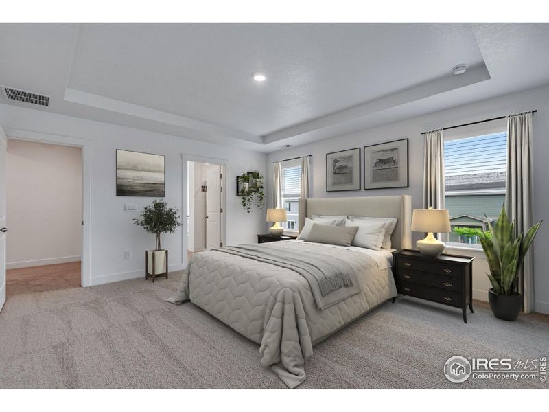 Furnished interior view inside a new home in Vantage, Berthoud (Image 4).
