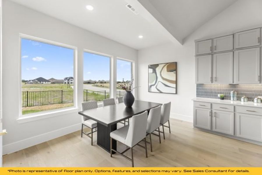 Representative furnished interior of a home built from the St Lucia by Stonefield Homes in Heath Golf and Yacht Club, Rockwall (Image 37).